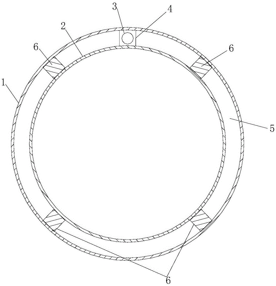 Method for reinforcing circular pipe culvert by adopting HDPE winding reinforcing tubes and cement mortar