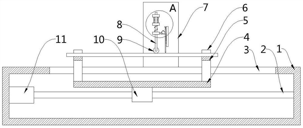 Building decoration plate detection device