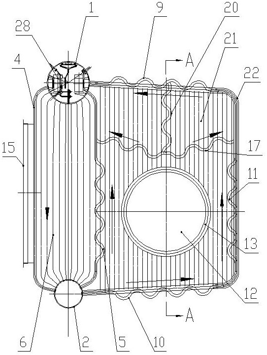 Water-cooled corrugated flue-fired natural gas boiler