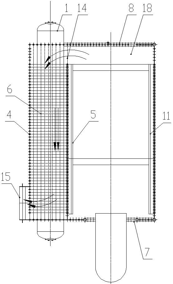 Water-cooled corrugated flue-fired natural gas boiler