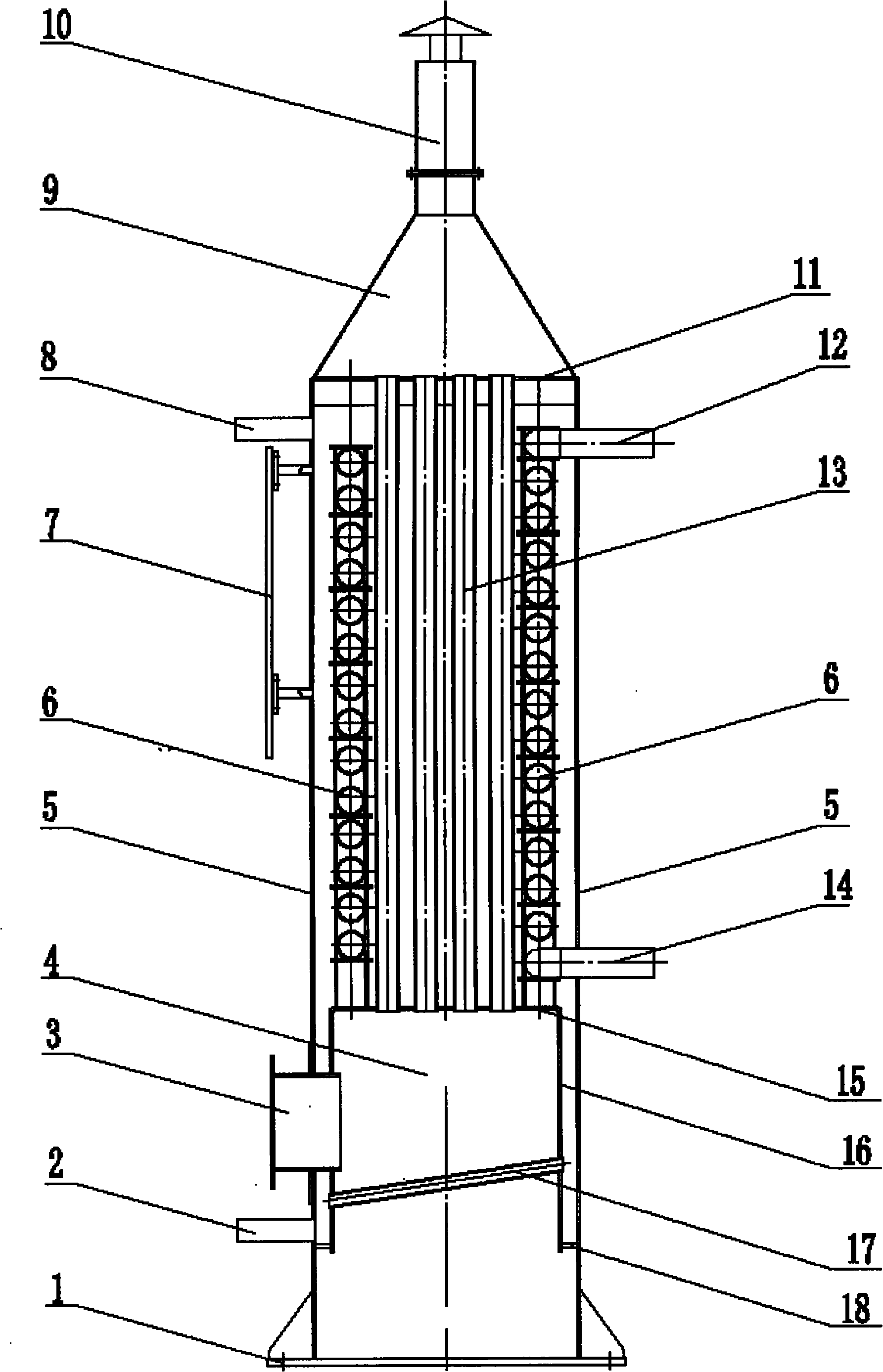 Natural circulation phase change heating storage tank