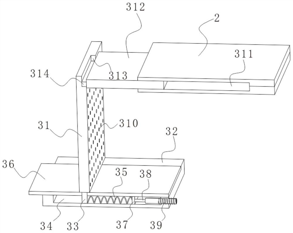 Wharf ship impact simulation test box capable of avoiding simultaneous vibration