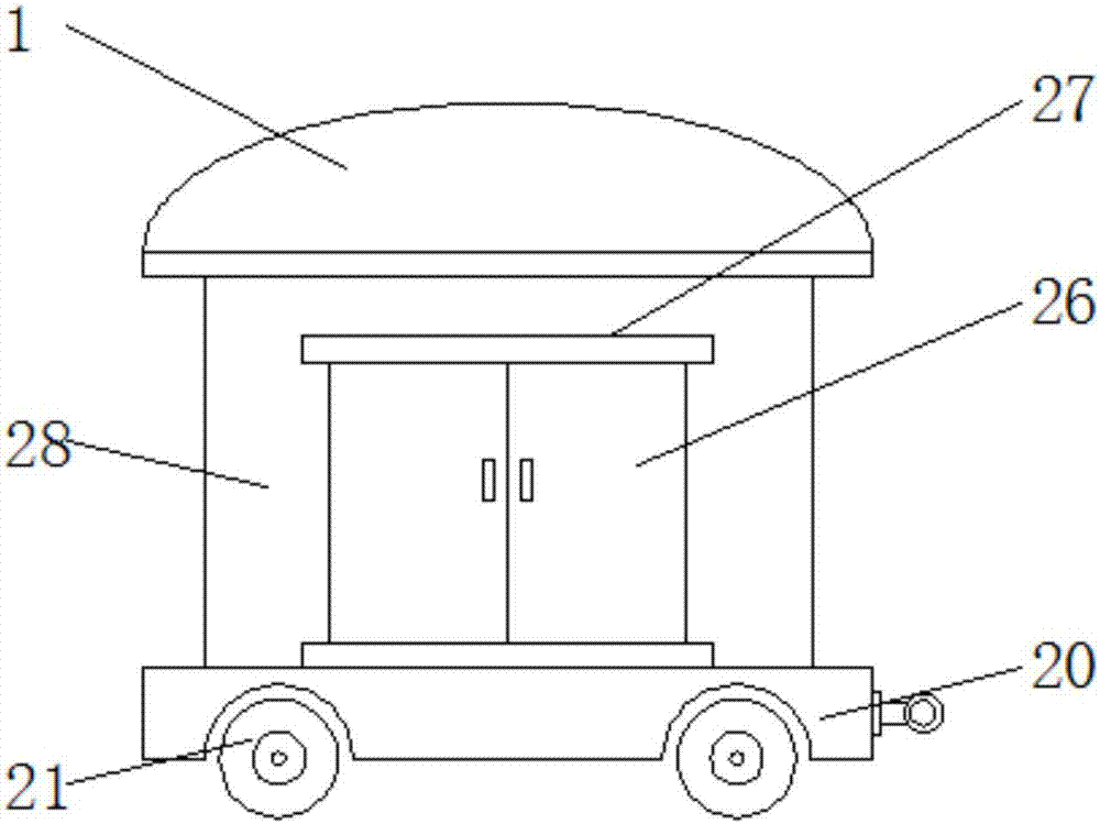 Electronic evidence obtaining room based on multifunctional design