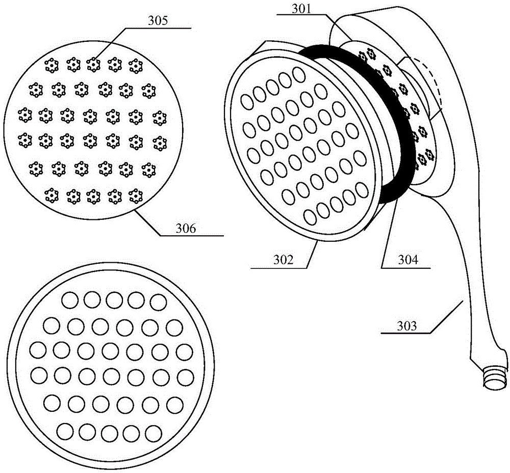 Bathing equipment based on ultrasonic human body physiological data acquisition and auxiliary health protection