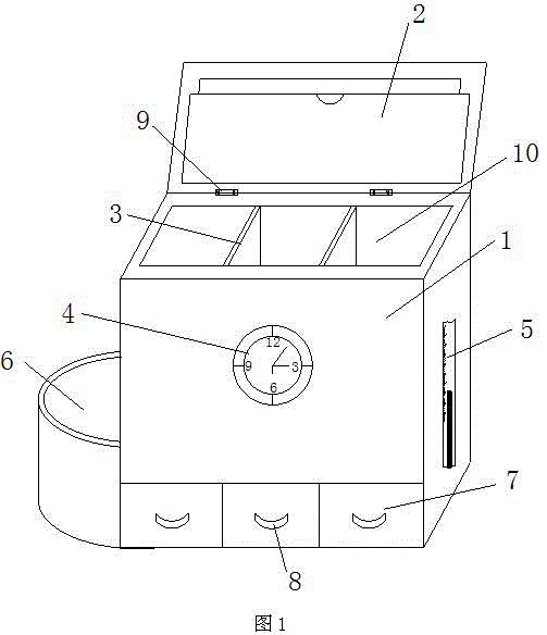 Novel pen container