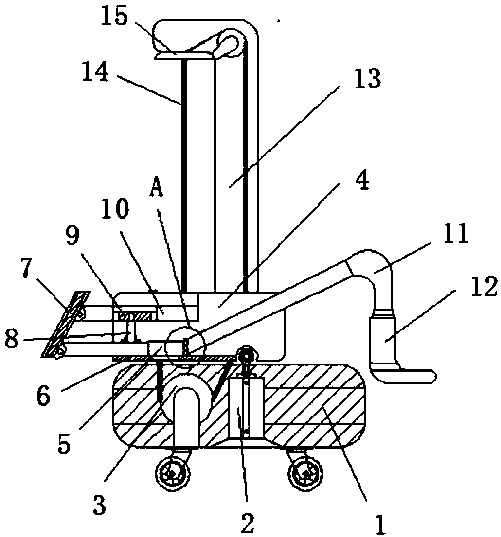 Mechanical equipment for wall plastering material with high safety