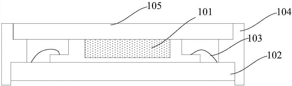 Packaging structure and packaging method of fingerprint recognition chip