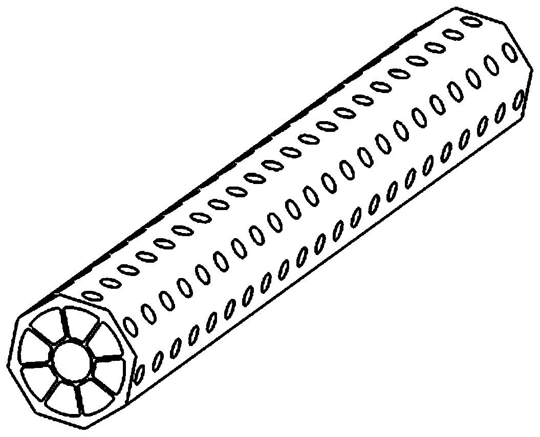 An octagonal pipe gripper