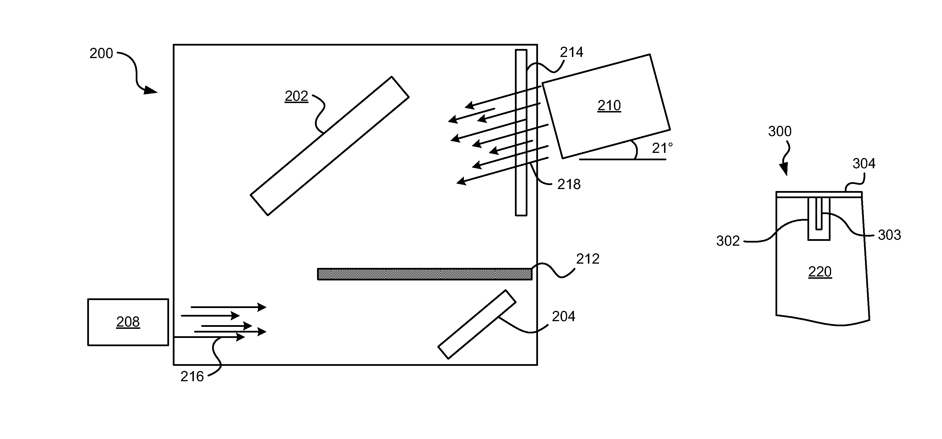 Head comprising a crystalline alumina layer