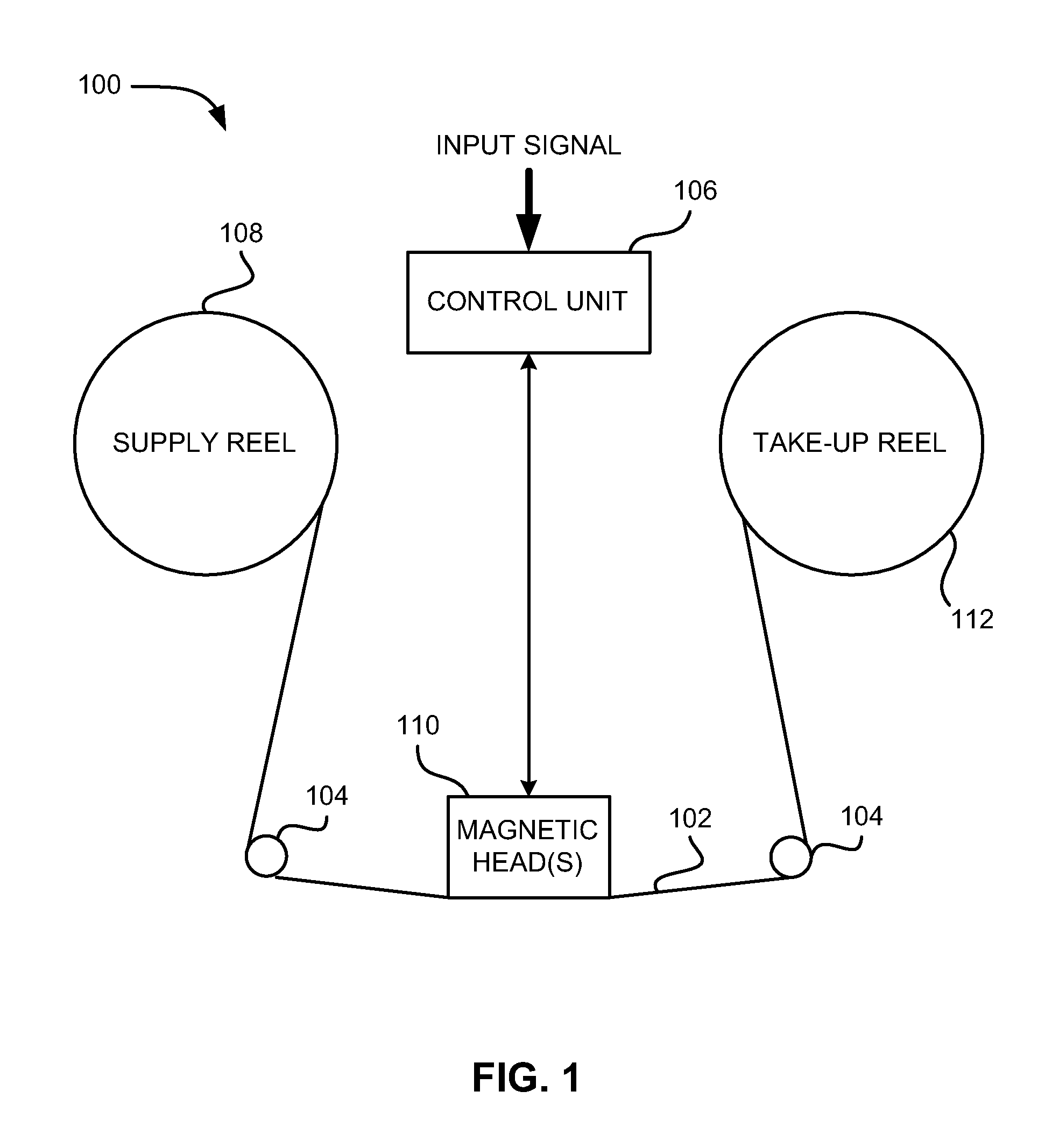 Head comprising a crystalline alumina layer