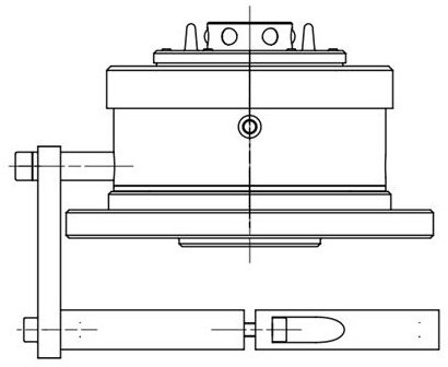 Industrial robot end anti-winding quick-changing device