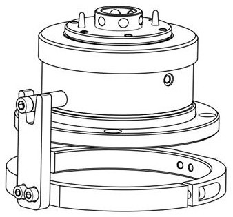 Industrial robot end anti-winding quick-changing device