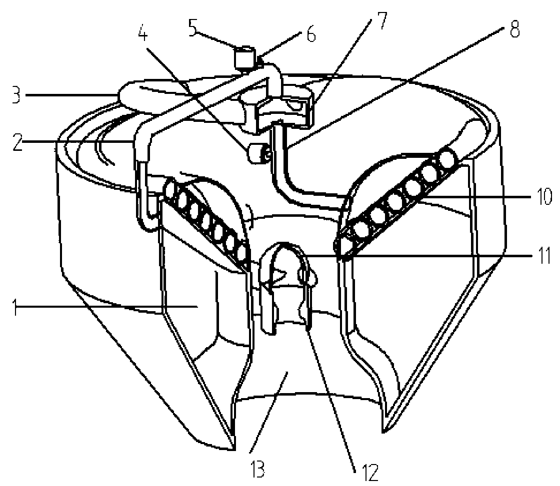 High-frequency conical spiral tube type pulse detonation engine