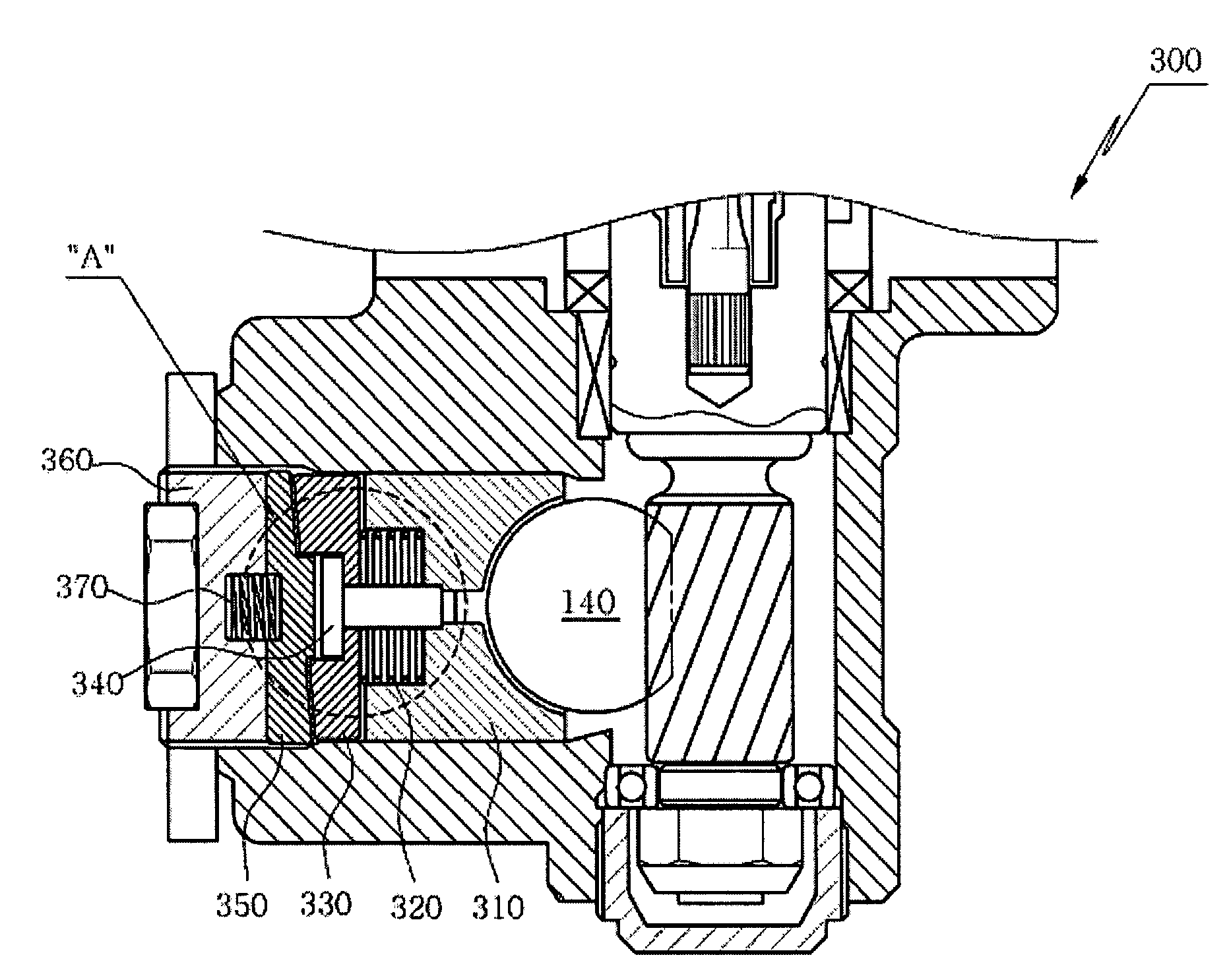 Apparatus for automatically compensating for clearance of support yoke in rack-and-pinion steering system