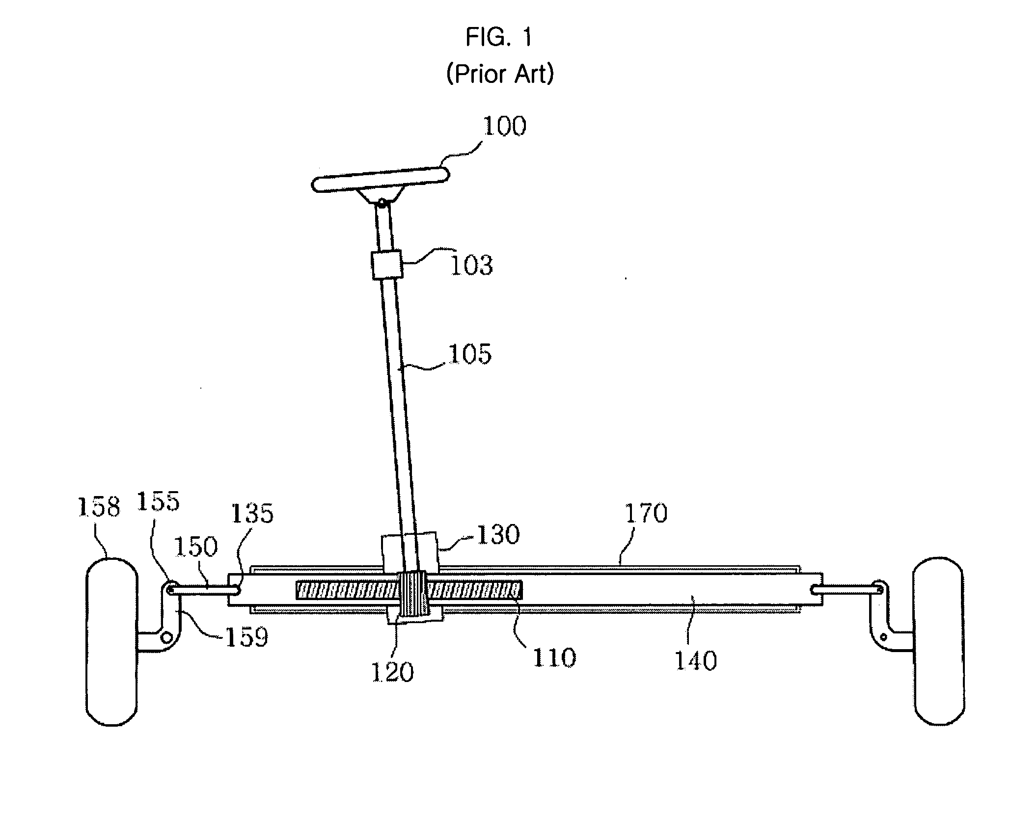 Apparatus for automatically compensating for clearance of support yoke in rack-and-pinion steering system