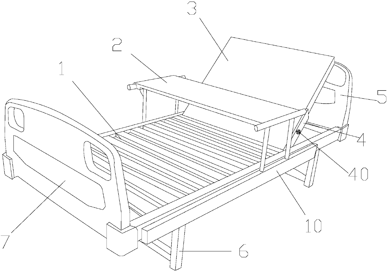 Nursing bed for hematology department