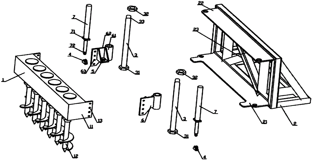 Cantilever vertical lifting system