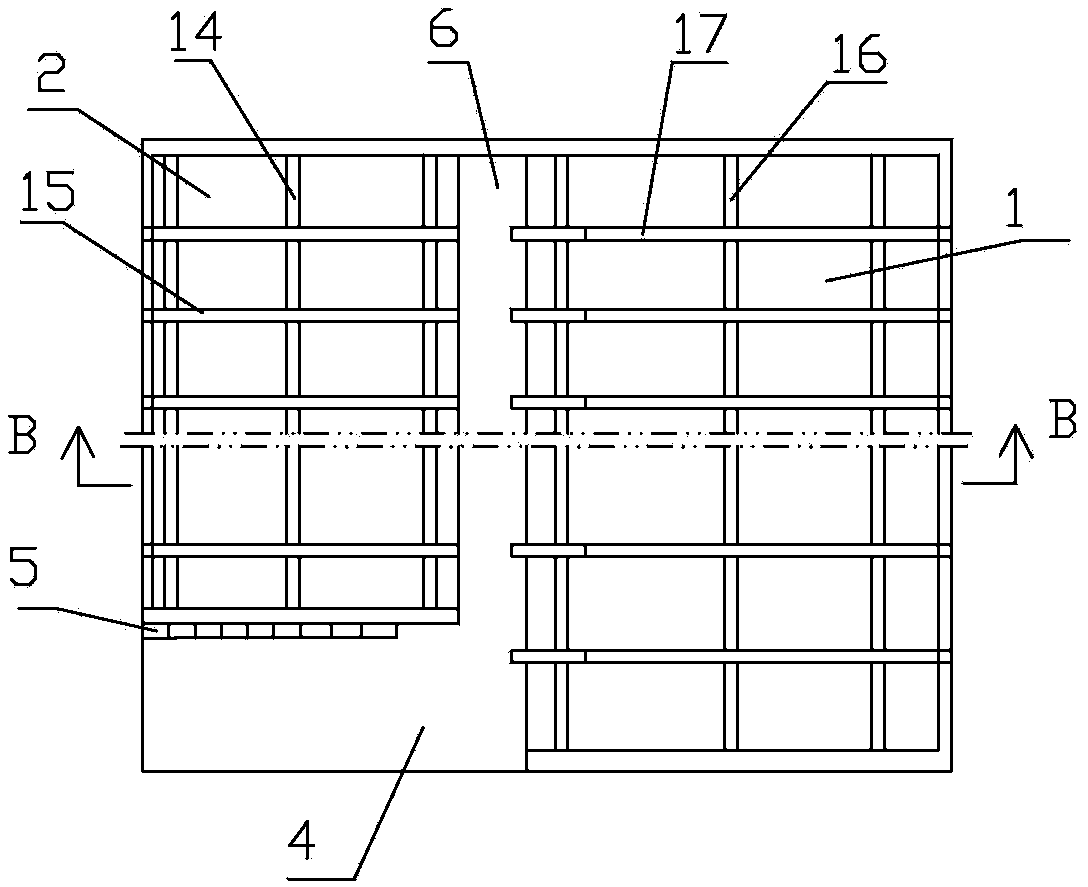 Column-free integrated double-faced sunlight greenhouse