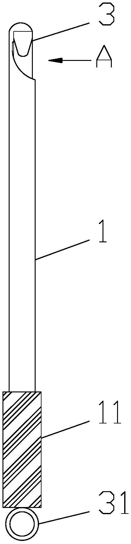 Tenosynovitis scalpel component