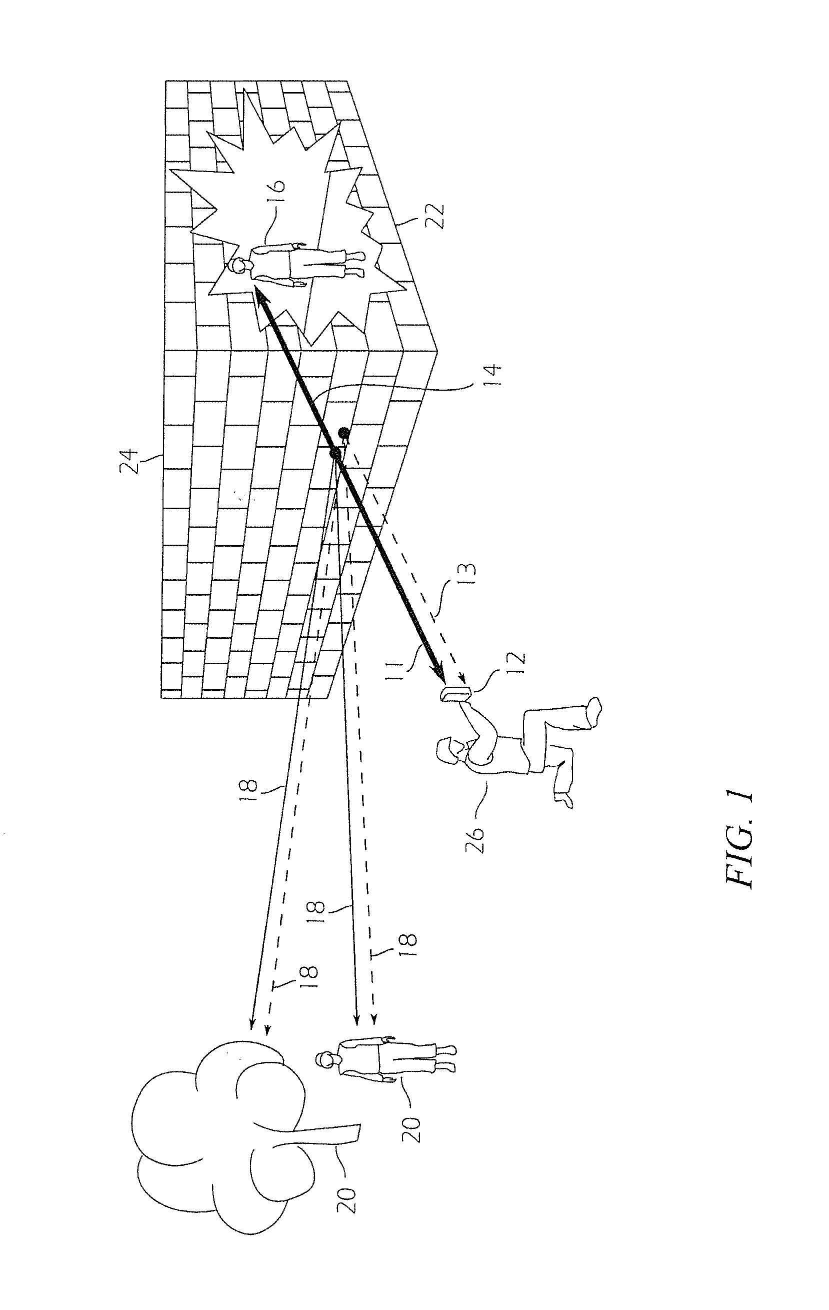 Interference mitigation in through the wall radar