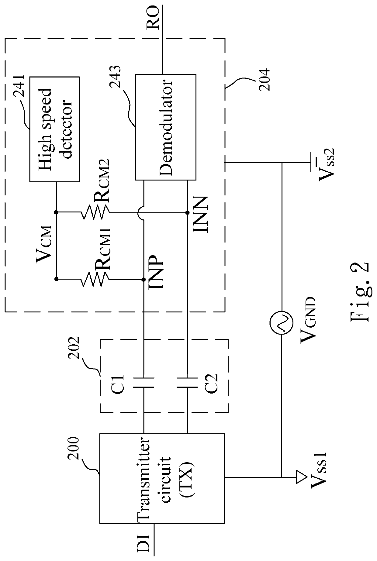 Digital isolator module for high level common mode transient immunity