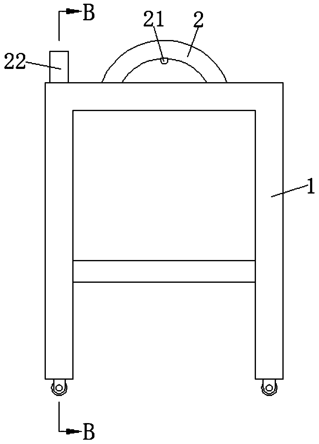 Walker for postoperative patient