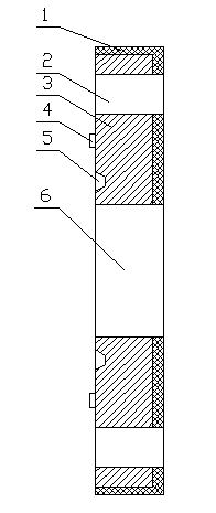 Anti-corrosion durable flange plate