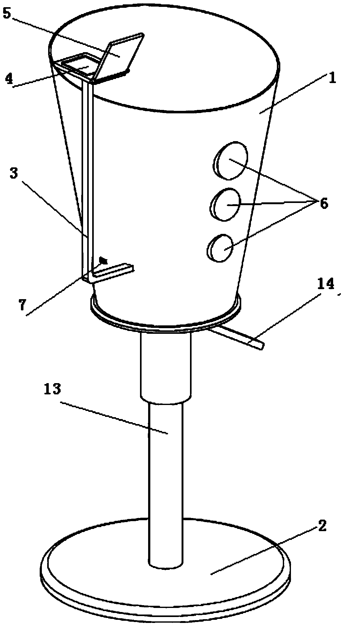 Lifting chair with loudspeakers