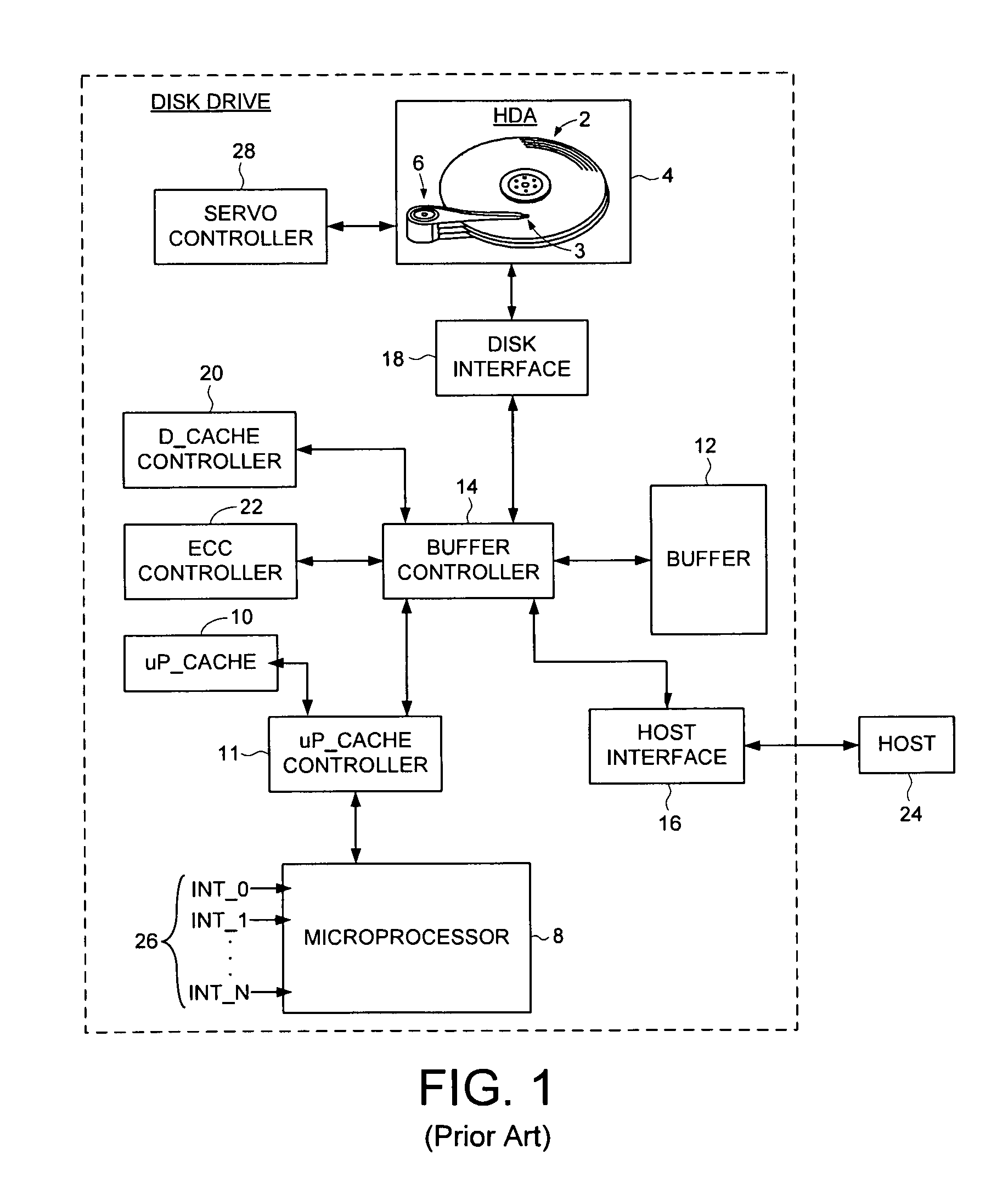 Storage device implementing data path protection by encoding large host blocks into sub blocks