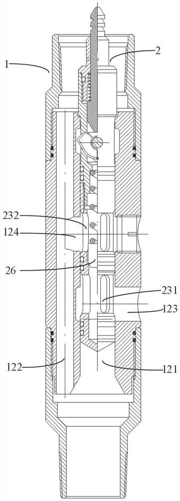 Well washing tool and water injection string