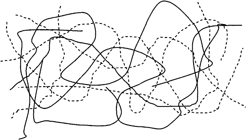 Interpenetrating network ion exchange membrane based on polyurethane and preparation method thereof