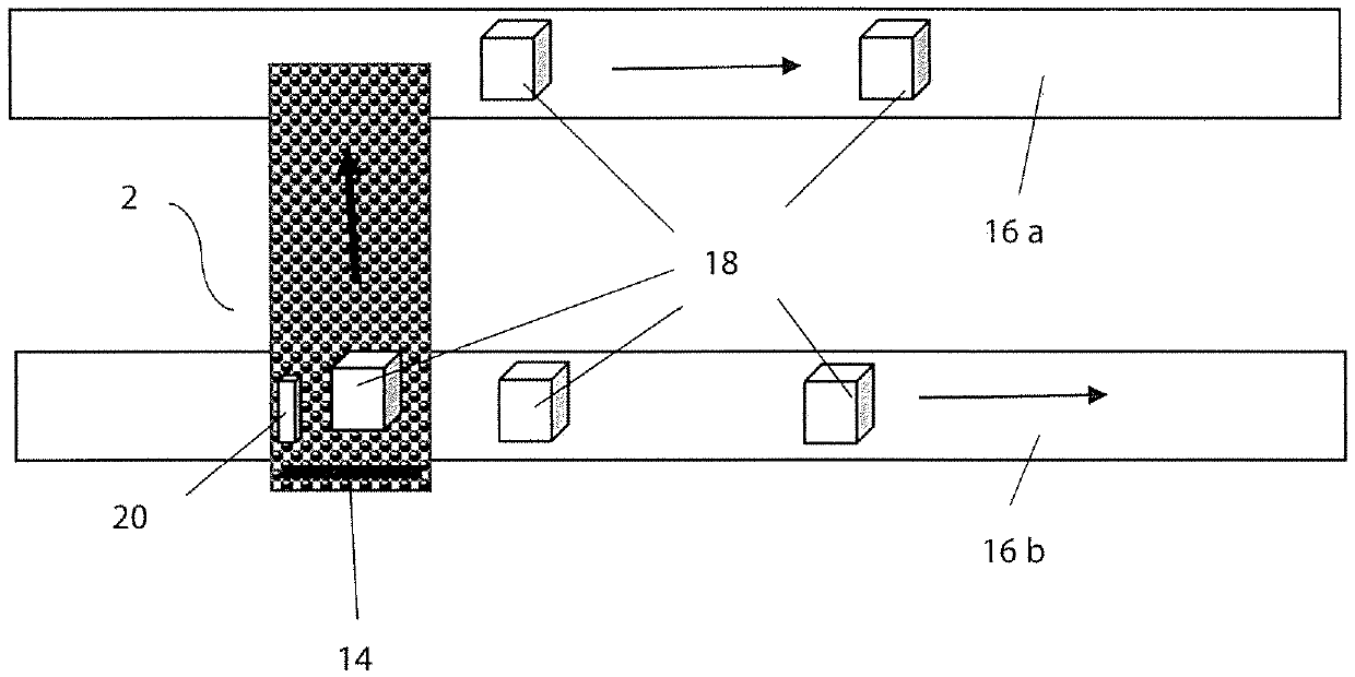 A platform for baggage cart and baggage handling system and method of using the same