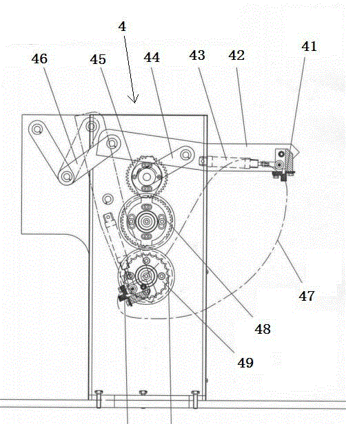 Mechanical vegetable cooking device simulating high firing stir frying cooking mode