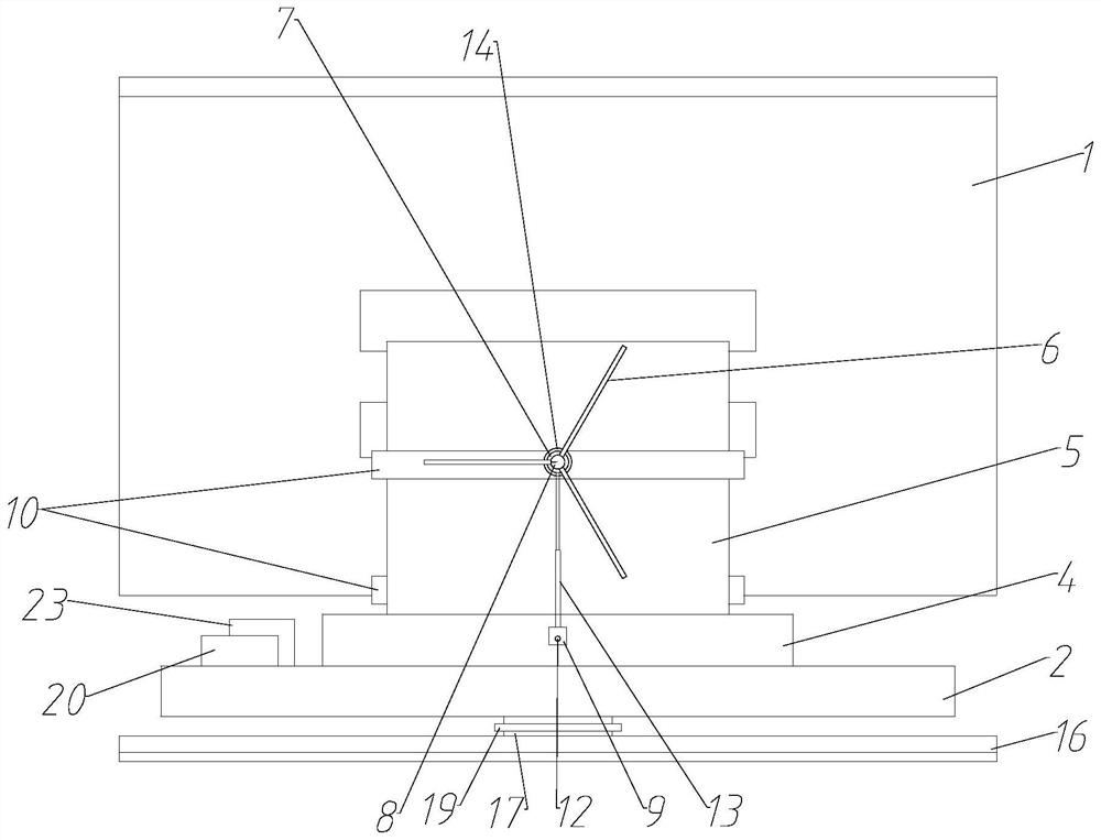 Wind-proof photovoltaic support