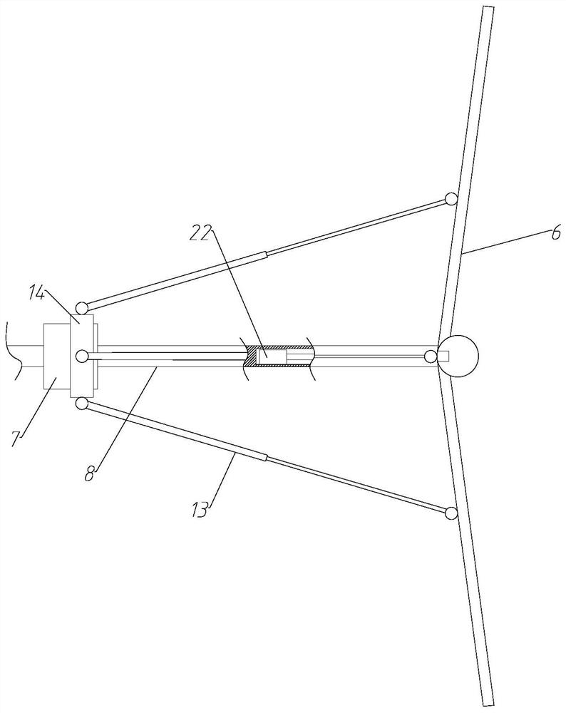 Wind-proof photovoltaic support