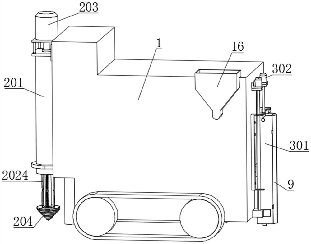 Integrated equipment for planting of camphor tree