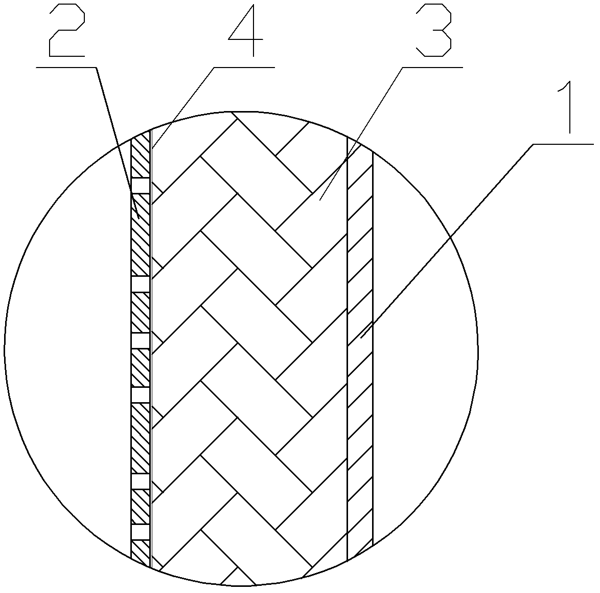 Acoustic enclosure sound-absorbing structure