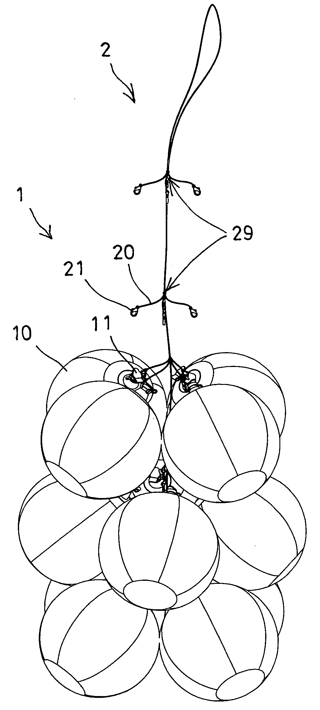 Coupling assembly for inflating members