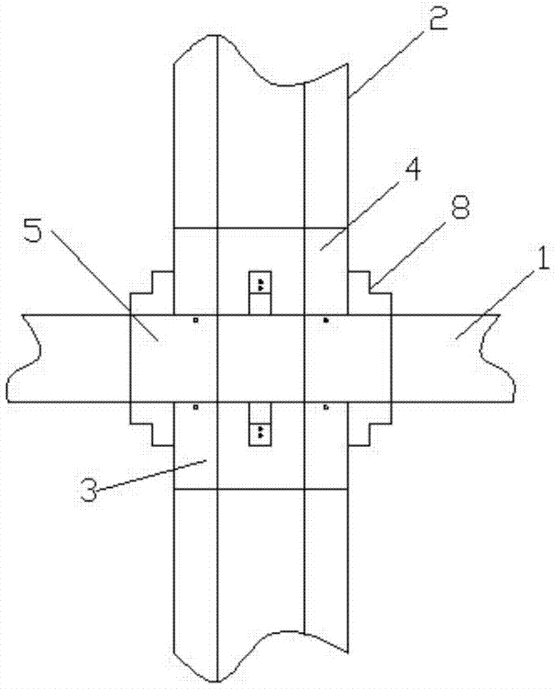 Beam and column modules that can be assembled into building frames