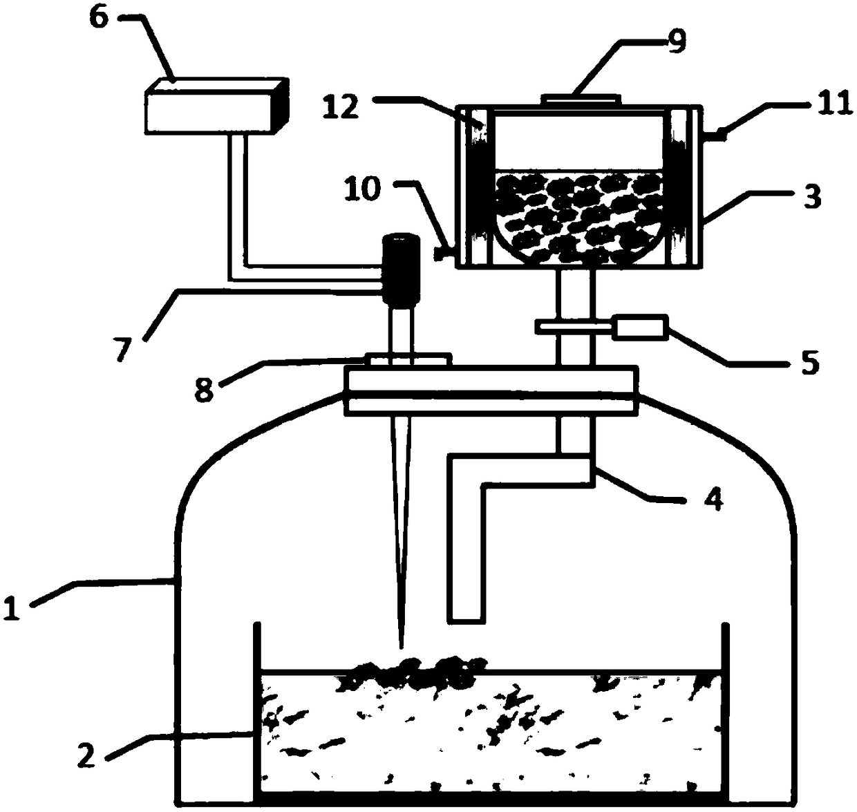 N-type polycrystalline silicon ingot casting device and ingot casting method