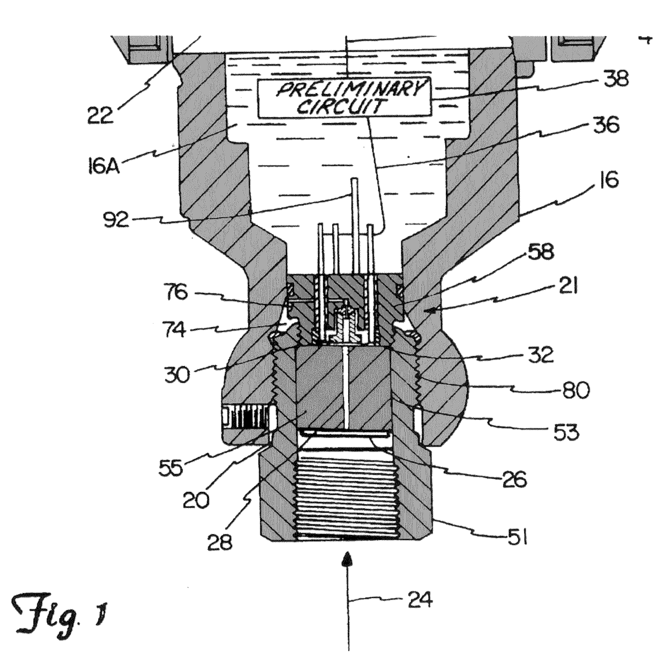 Welded header for pressure transmitter