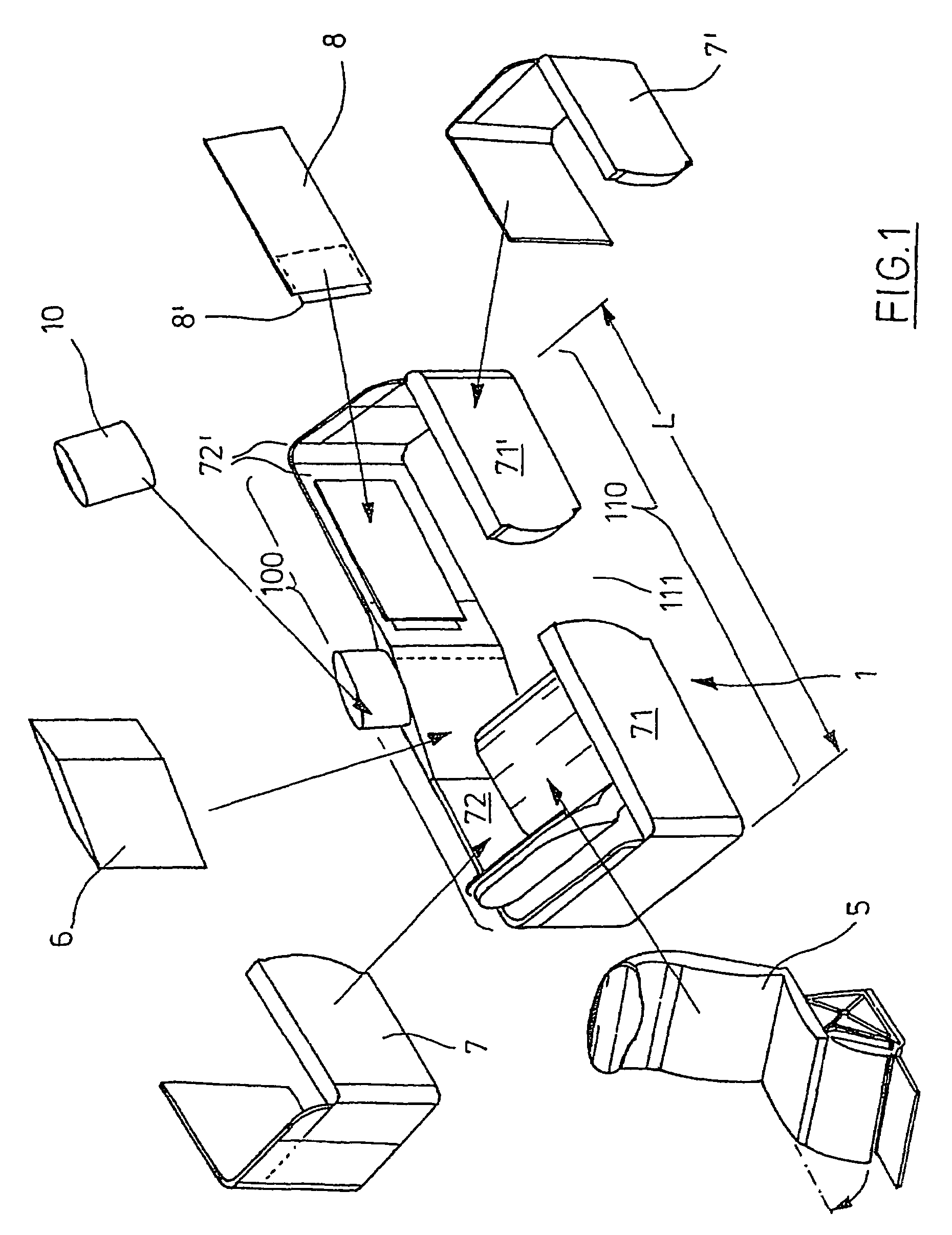 Passenger seat unit, in particular for commercial aircraft