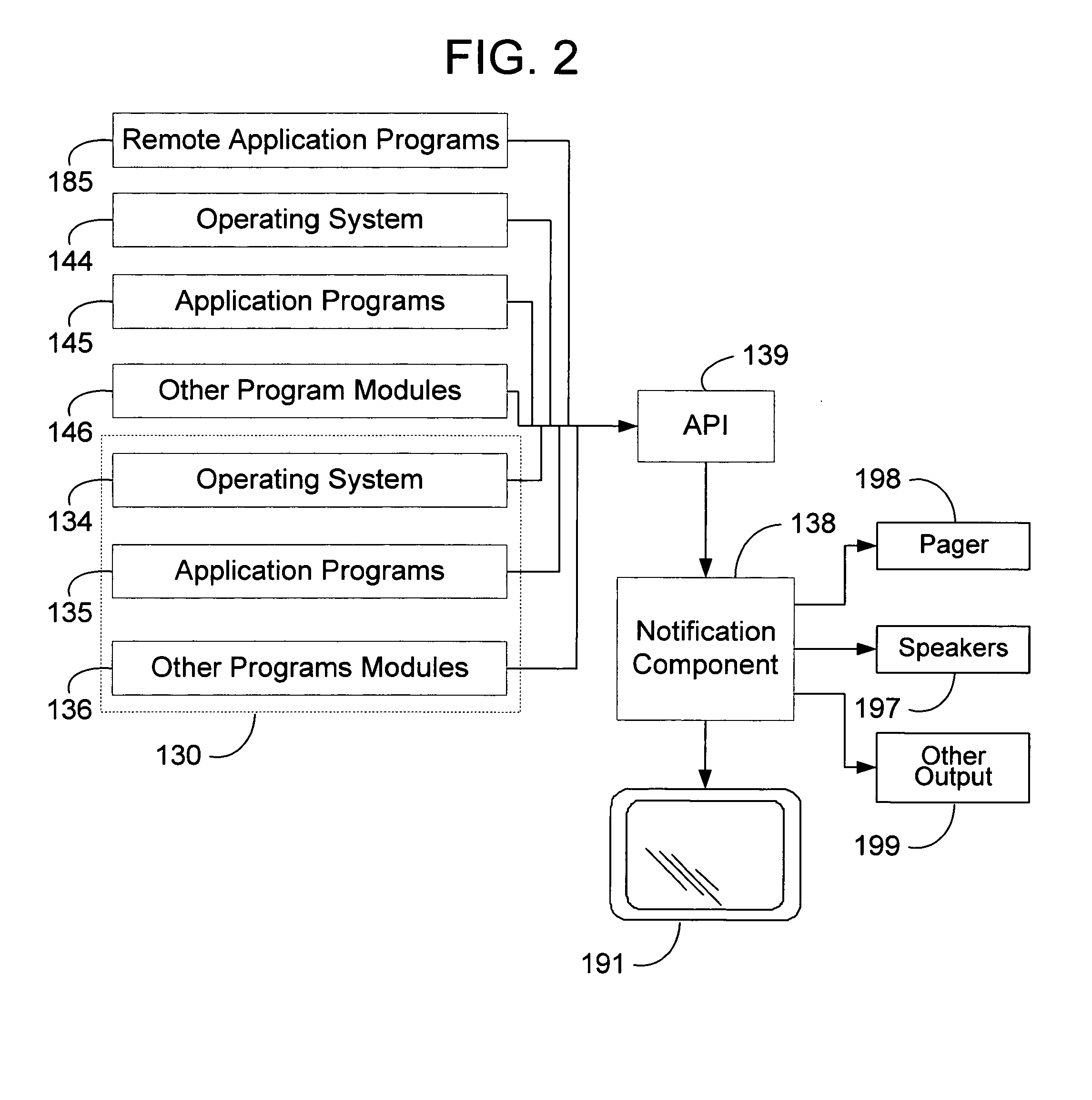 Method and system for displaying transient notifications