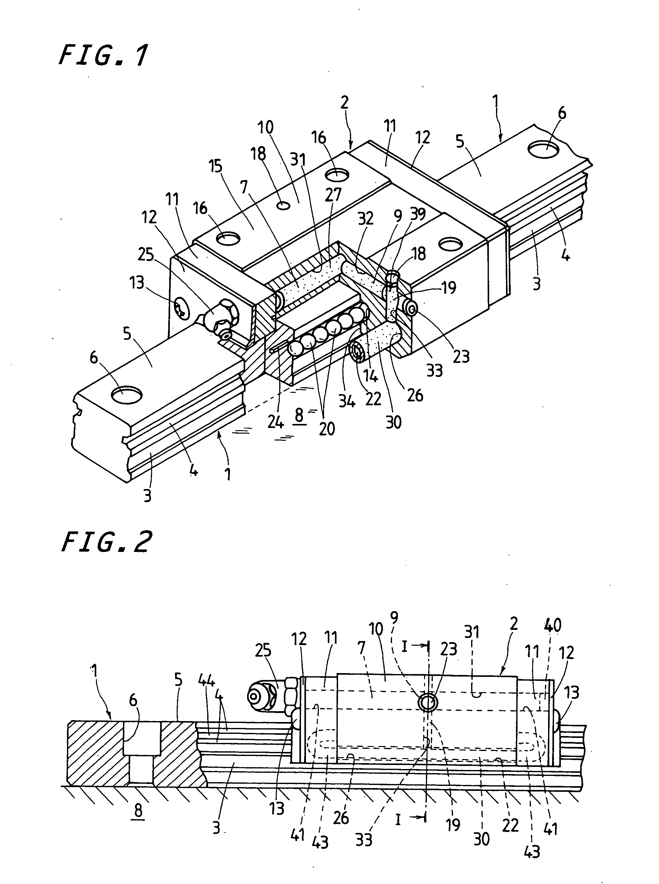 Linear motion guide unit