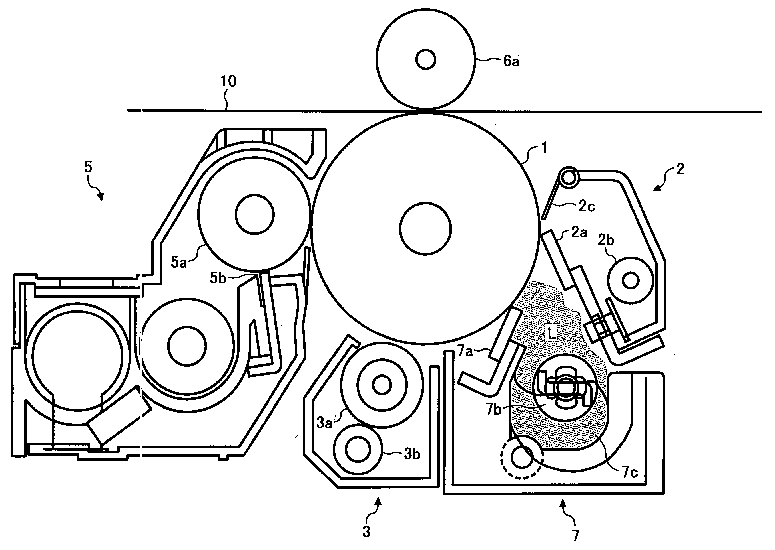 Method and apparatus for image forming capable of using minuscule spherical particles of toner, a process cartridge in use for the apparatus and a toner used in the image forming for obtaining an image with a high thin line reproducibility