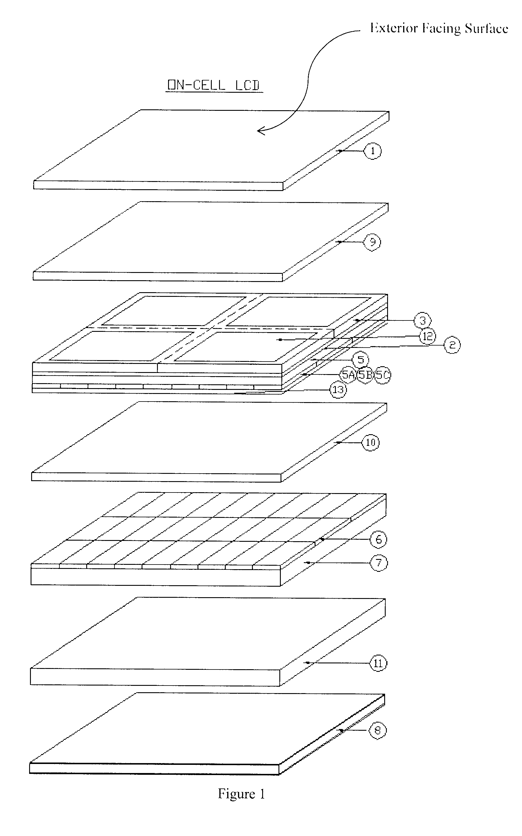 Ultrasonic touch sensor with a display monitor