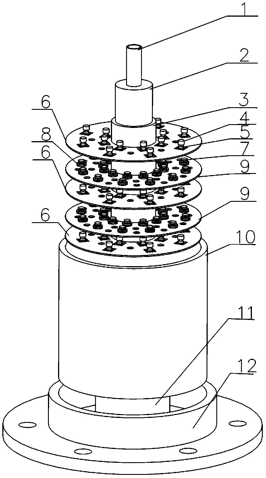 A Composite Structure Phononic Crystal Vibration Isolation Support