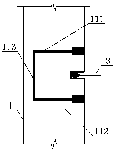 Waterproof structure adopting combined steel-edged rubber water stop and construction method thereof