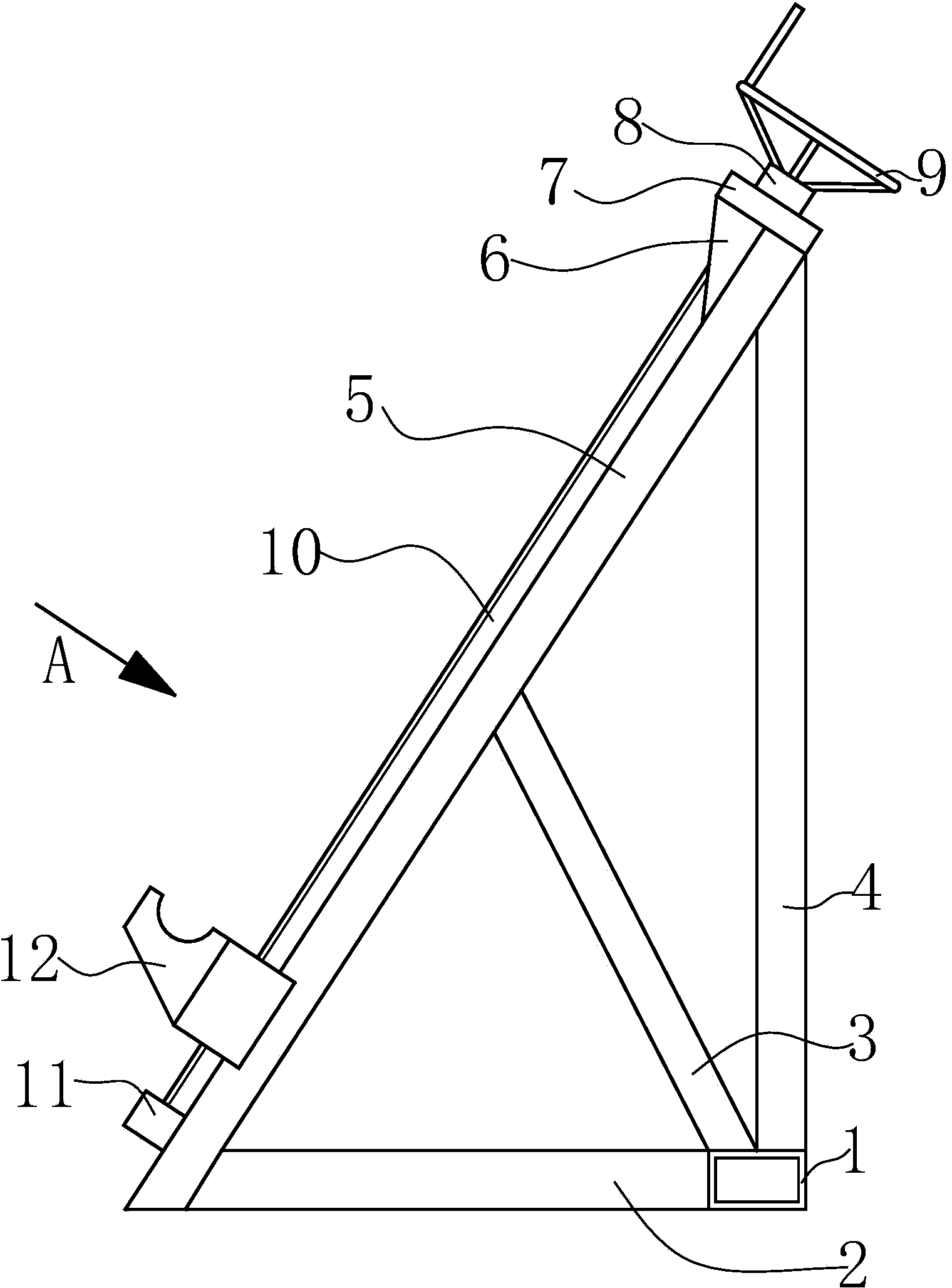 Height-adjustable support