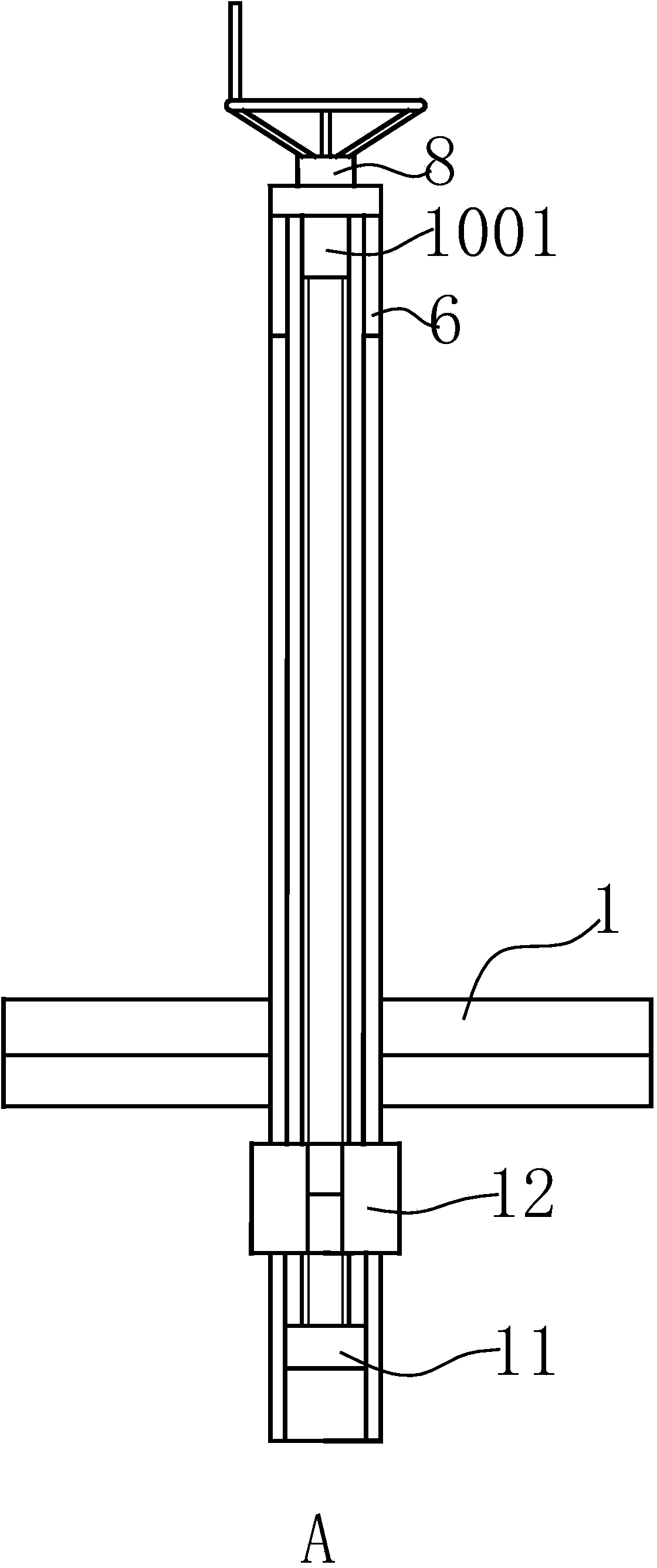 Height-adjustable support